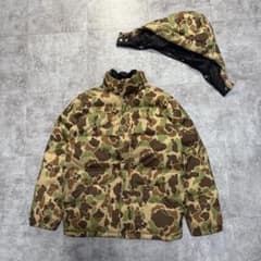 近年 ラルフローレン ダウンジャケット 2way 迷彩 カモ柄 XL(18〜20