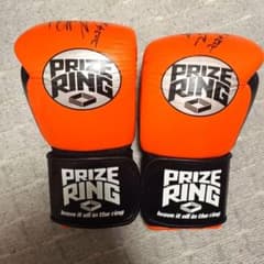 京口紘人選手サイン入】10oz PRIZE RING ボクシンググローブ - メルカリ