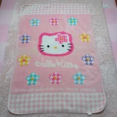 ハローキティ レトロ 毛布 145✕100 カオハナ キティちゃん kitty