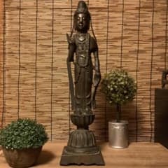 朝鮮・三国時代「南無観世音菩像」高句麗・新羅・百済・天平・古銅