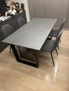 松田家具 160 メラミンダイニングテーブル - メルカリ