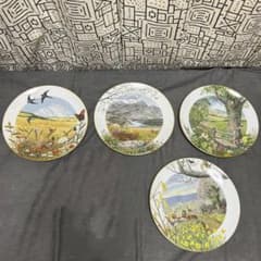 ロイヤルウースター 限定 プレート4枚セット 英国製 フランクリン