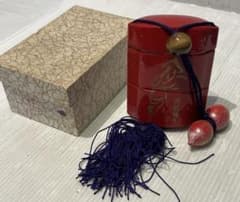 A346 【江戸時代】 金彩蒔絵印籠枯柿文／時代の擦れあり！ | Buyee日本