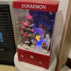 ドラえもん 雪ふるクリスマスツリー スノードーム 動作確認済み