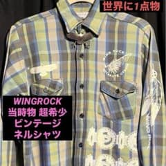 超激レア 初期 オールド WINGROCK 神戸店限定 チェックシャツ ゴローズ