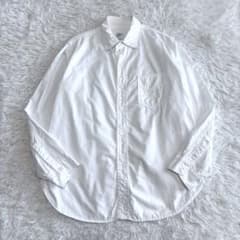 美品 ポストオーバーオールズ 長袖シャツ USA製 エルボーパッチ L