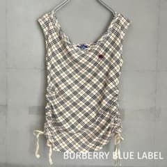 美品✨バーバリーブルーレーベル ノバチェック ノースリーブ タンク