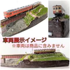 カ*チ様 Nゲージ・ジオラマ展示台【5月のローカル線】 - メルカリ
