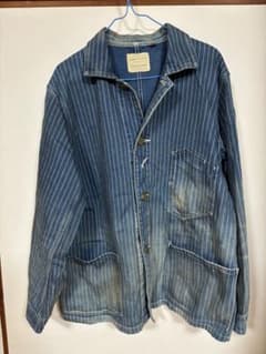 フルカウント インディゴウォバッシュチョアジャケット 加工モデル