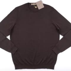 Cruciani◇Made in Italy◇50◇ブラウン◇ハイゲージ ニット - メルカリ