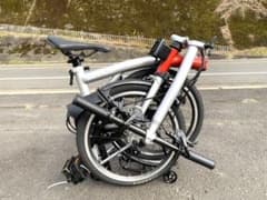 美品】未使用品 即乘 折り畳み転車 EIGHT ミニベロSRF3 内3速 16