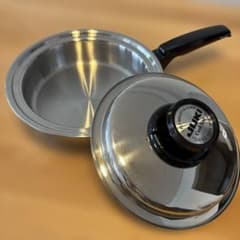 匿名配送】JUKI クックベスト ステンレススチール 片手鍋 蓋付き IH