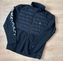 黒Lサイズ fr2 ゴルフ メンズ 中綿ロゴジャケット - メルカリ