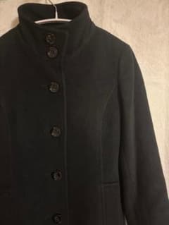 23区 スタンドカラー アンゴラ 羊毛 ロングコート ベルト付き サイズ38