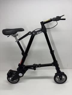 A-bike 折りたたみ自転車 A型 bike ブラック 10インチ - メルカリ