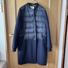 年末値下げ！】 MUVEIL WORK メルトンダウン ネイビー コート38 - メルカリ