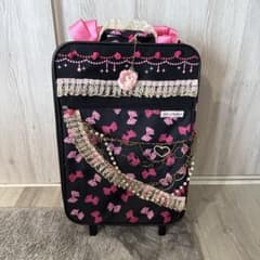 希少✨ La Pafait リボン柄小型キャリーケース ラパフェ - メルカリ