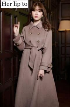 新品✨】Her lip to Siena River Long Coatピンク - メルカリ