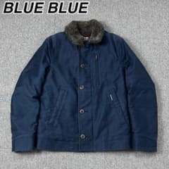 BLUEBLUE デッキジャケット ブルーブルー 裏地 ファー N-1 - メルカリ