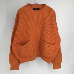 アンユーズド セーター 2 オレンジ カシミヤ - メルカリ