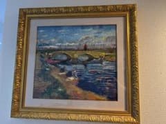 フィンセント・ファン・ゴッホ ヴィゲラ運河にかかるグレーズ橋 ポーラ