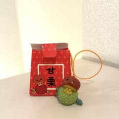 平成レトロ レア あまぐりちゃん ストラップ サンエックス BANDAI