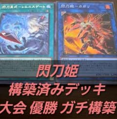 大会優勝構築】遊戯王 構築済みデッキ 閃刀姫 56枚 ゼロ1枚追加 - メルカリ