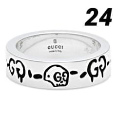 専用 新品 グッチ GHOST RING ゴースト 6MM 指輪 シルバー24号 - メルカリ