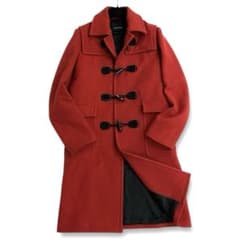 15-16AW☆ミケーレ期☆グッチ ダッフルコート 赤 メンズ 48 イタリア製