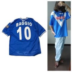 バッジョユニフォームブレシアGARMANセリエAヴィンテージサッカー代表