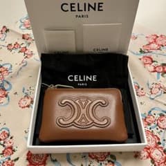 正規品】CELINE コインパース/スムースカーフスキン - メルカリ