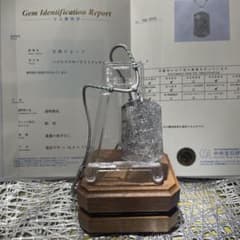 ヘイロフスキー鉱インクォーツ 不動明王彫り(国内鑑定書付き) - メルカリ