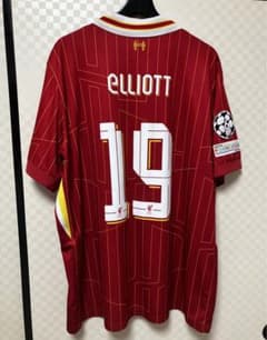 リバプール エリオット 24/25 ユニフォーム CLパッチ仕様 nike - メルカリ