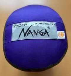 美品 ナンガ 770FP シュラフ AURORA-TEX ショート 限定 紫 - メルカリ