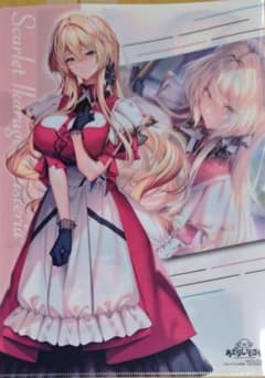 アマカノ3 スカーレット・斑鳩・ウィスタリア クリアファイル ピロ水