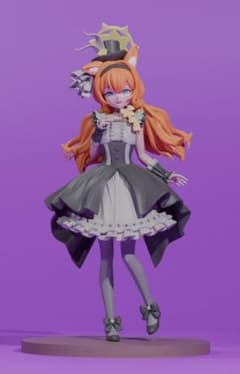 伊落マリー ブルアカ 1/7 19cm 未塗装未組立 ガレキ ブルー