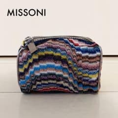 未使用 MISSONI ミッソーニ ポーチ ラメ マルチカラー 小物入れ - メルカリ