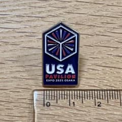 万博 アメリカパビリオン 記念ピンバッジ 2025 - メルカリ
