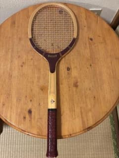 volleyヴィンテージ￼木製￼テニスラケット - メルカリ