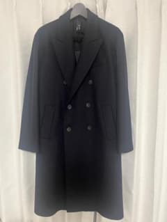 新品】HEVO CELLAMARE ウール ダブルベルテッドコート サイズ46 - メルカリ