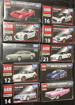 プレミアムトミカ☆レクサスシルビア86GRMNスープラNSXランチア