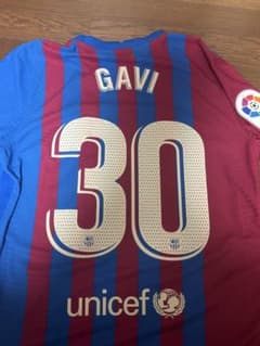 fcバルセロナ 21/22 ガビ ユニフォーム 選手支給用 - メルカリ