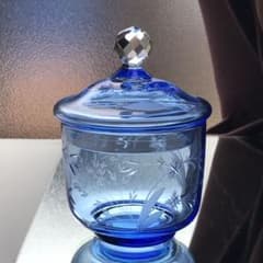 優しいお花☆オールドサンルイSt Louisボンボニエール♡ジャポニズム