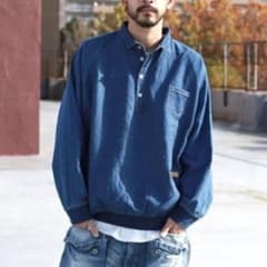 完売品✨ ネイタルデザイン DENIM SWEAT POLO B.I.G M - メルカリ