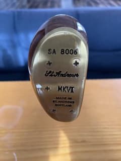 最終価格パーシモンSt. Andrews ゴルフパター SAk MK VII - メルカリ