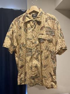 美品】RRL / 三つ星タグ / モーリシャス製 / 半袖シャツ / 柄シャツ