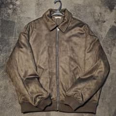 ZARA フェイクスエード キルティングジャケット XL ブラウン - メルカリ