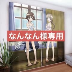 ストライクウィッチーズ 描き下ろしカーテン（宮藤芳佳＆リネット