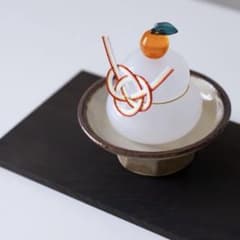 美品】花岡央 Hiroy Glass Studio(大) 鏡餅ガラス飾り - メルカリ