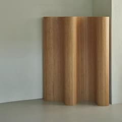 木製 波形パーテーション 縦（高さ）約150cm x 横幅200cm - メルカリ